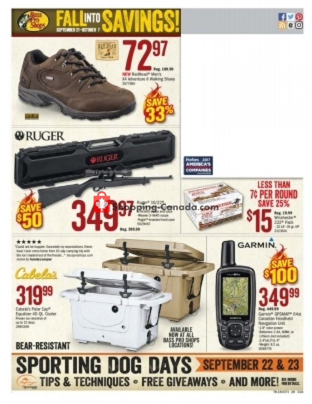 Bass Pro Shops flyer from Friday September 21, 2018 to Sunday October 7, 2018 - page 36