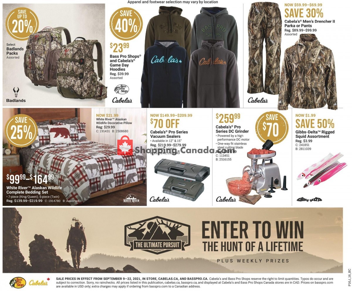 Bass Pro Shops flyer from Thursday September 9, 2021 to Wednesday September 22, 2021 - page 2
