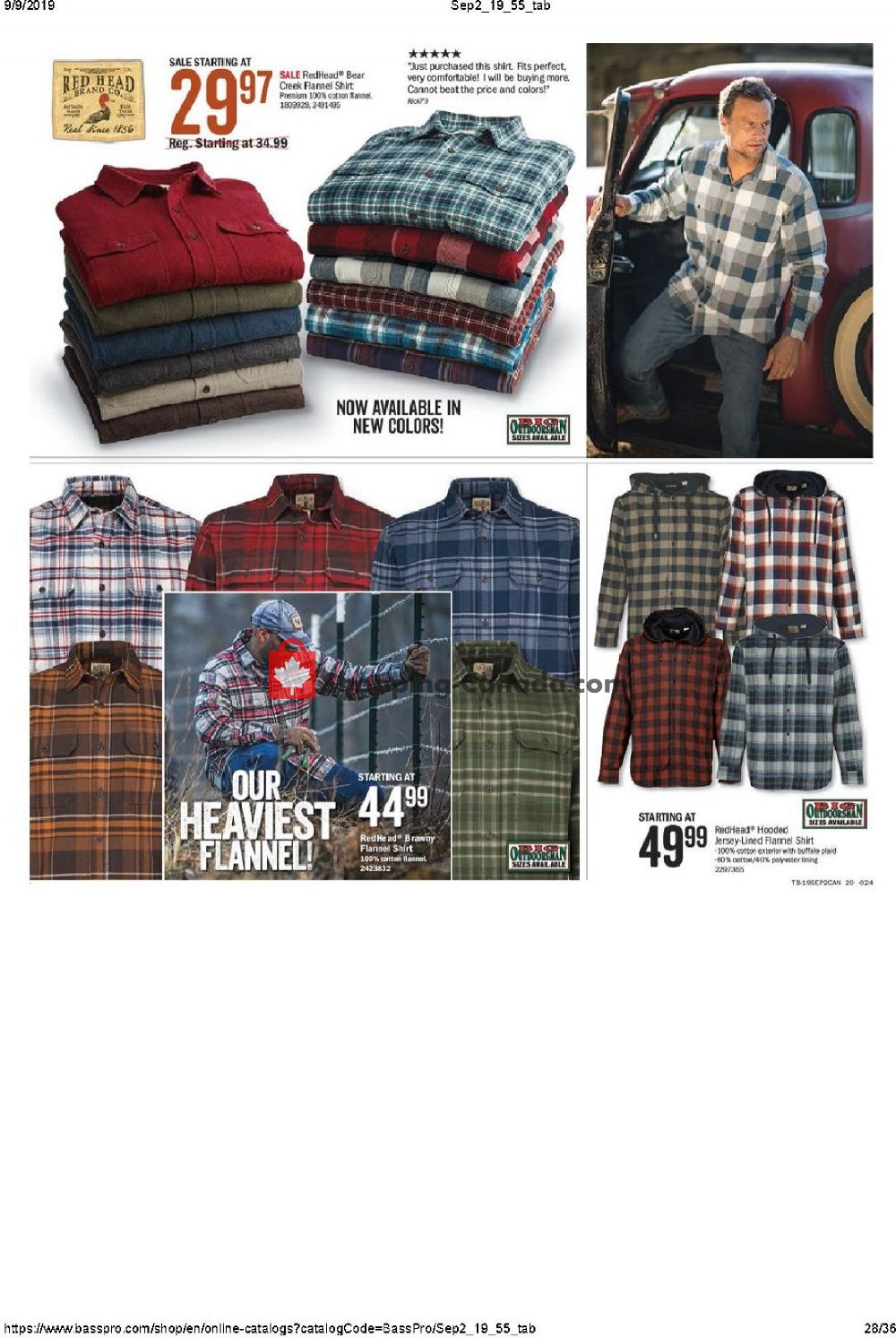 Bass Pro Shops flyer from Thursday September 5, 2019 to Sunday September 22, 2019 - page 28