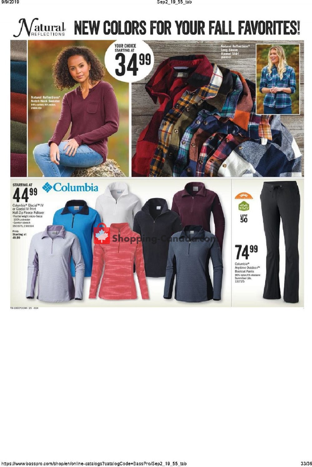 Bass Pro Shops flyer from Thursday September 5, 2019 to Sunday September 22, 2019 - page 33