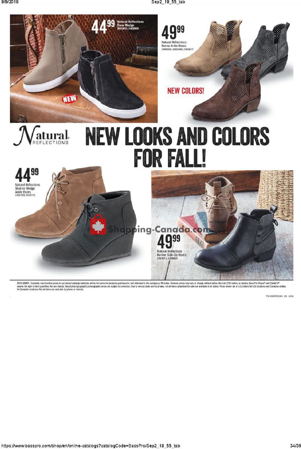 Bass Pro Shops flyer from Thursday September 5, 2019 to Sunday September 22, 2019 - page 34