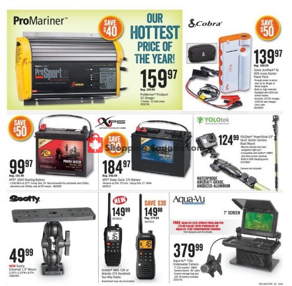 Bass Pro Shops flyer from Wednesday May 8, 2019 to Monday May 27, 2019 - page 22