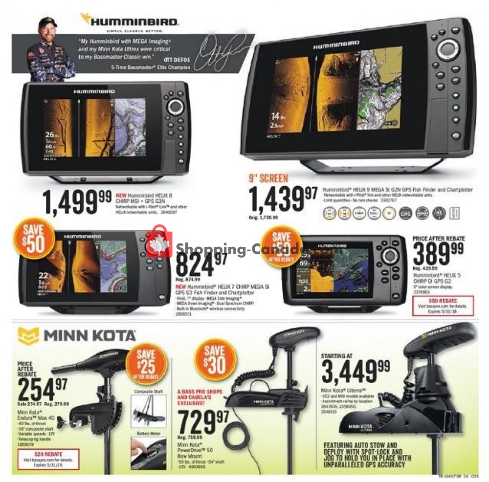 Bass Pro Shops flyer from Wednesday May 8, 2019 to Monday May 27, 2019 - page 24