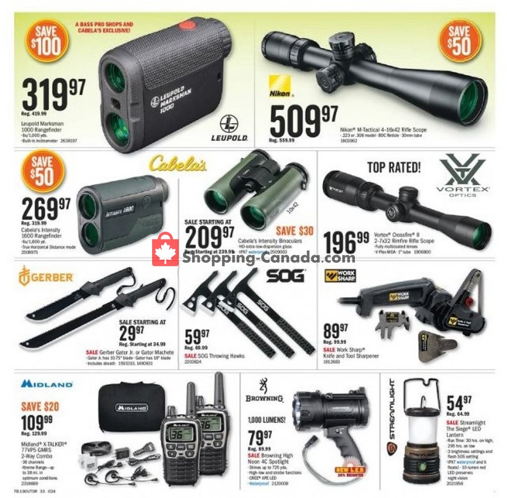 Bass Pro Shops flyer from Wednesday May 8, 2019 to Monday May 27, 2019 - page 33