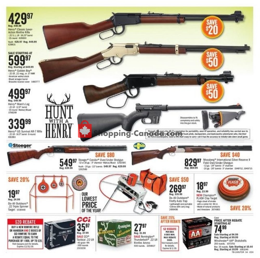 Bass Pro Shops flyer from Wednesday May 8, 2019 to Monday May 27, 2019 - page 34