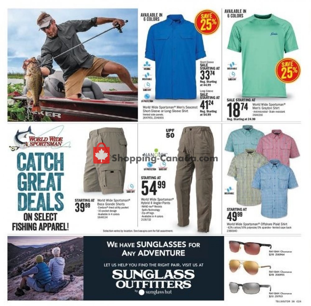 Bass Pro Shops flyer from Wednesday May 8, 2019 to Monday May 27, 2019 - page 38