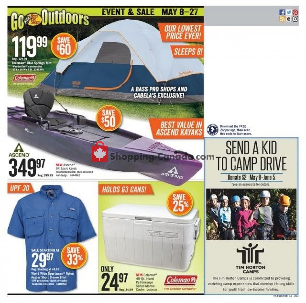 Bass Pro Shops flyer from Wednesday May 8, 2019 to Monday May 27, 2019 - page 48
