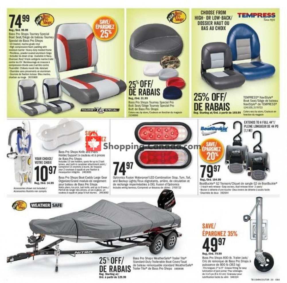 Bass Pro Shops flyer from Wednesday May 8, 2019 to Monday May 27, 2019 - page 20