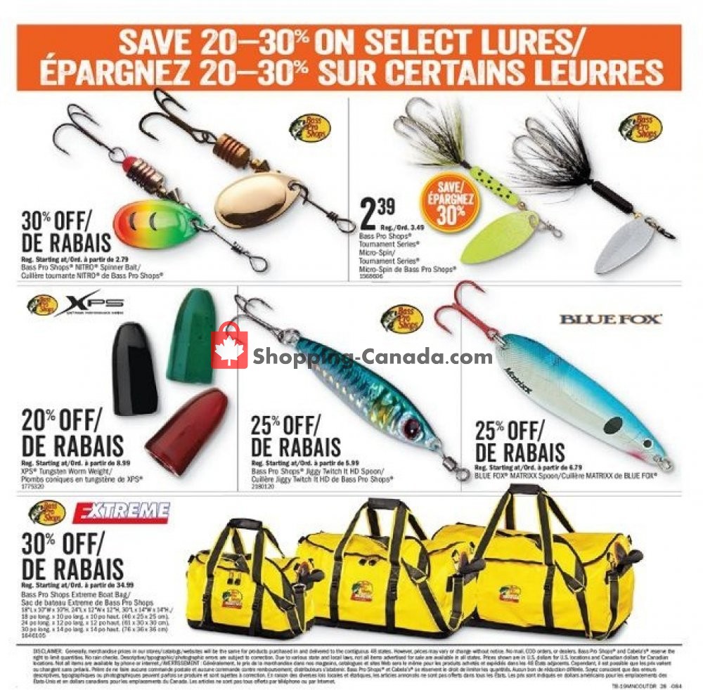 Bass Pro Shops flyer from Wednesday May 8, 2019 to Monday May 27, 2019 - page 28