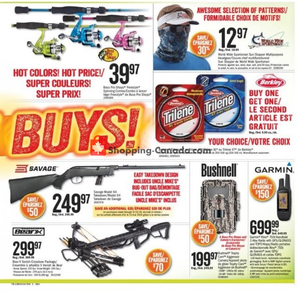 Bass Pro Shops flyer from Wednesday May 8, 2019 to Monday May 27, 2019 - page 3