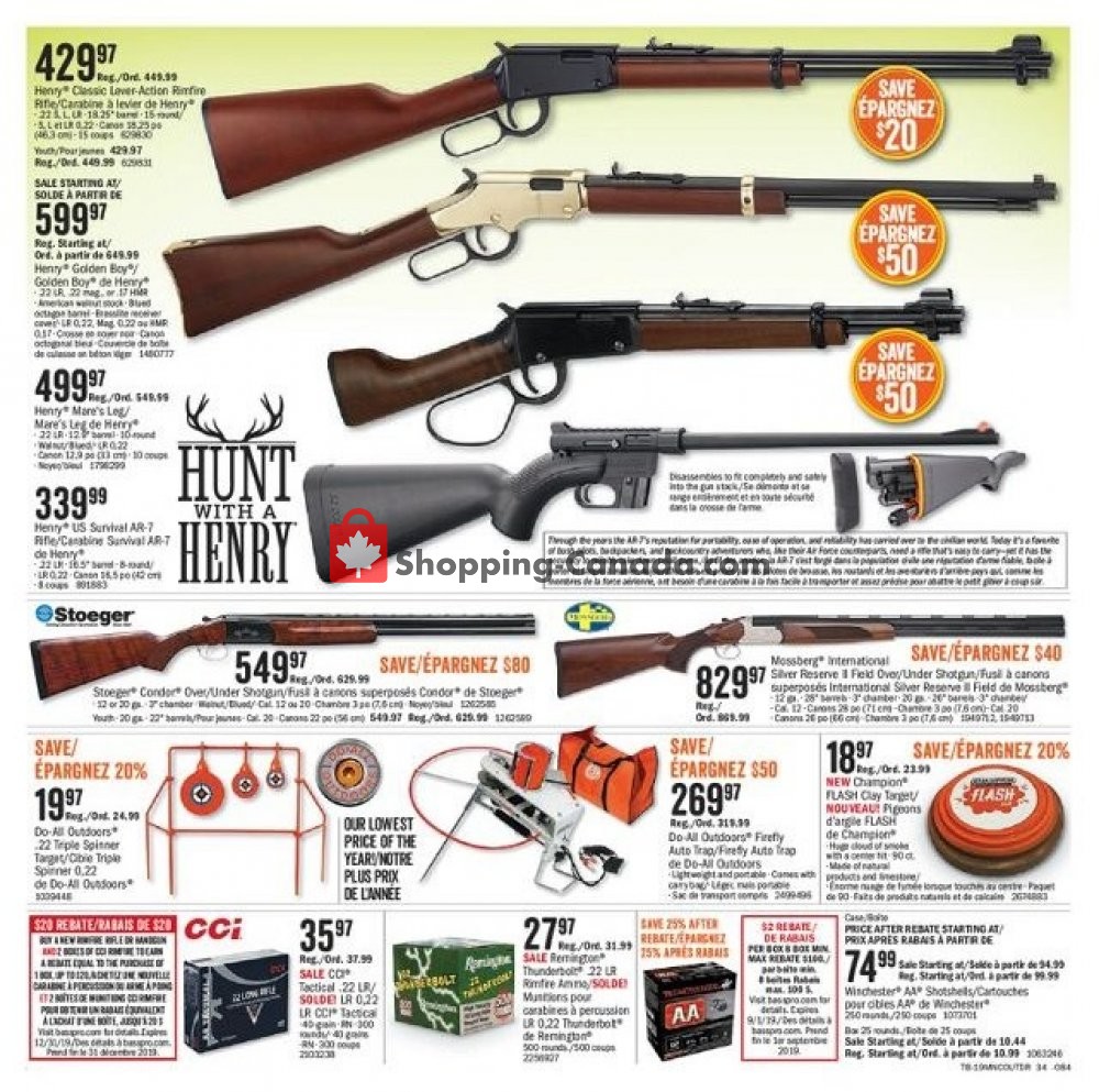 Bass Pro Shops flyer from Wednesday May 8, 2019 to Monday May 27, 2019 - page 34