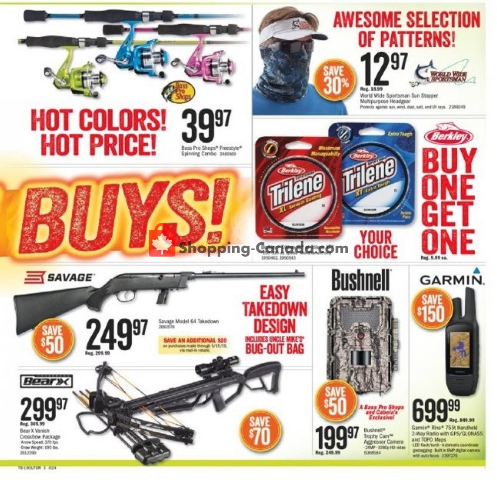 Bass Pro Shops flyer from Wednesday May 8, 2019 to Monday May 27, 2019 - page 3