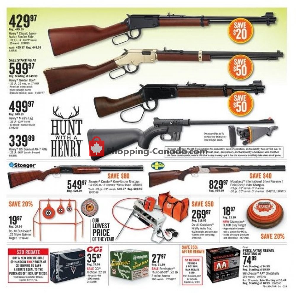 Bass Pro Shops flyer from Wednesday May 8, 2019 to Monday May 27, 2019 - page 34