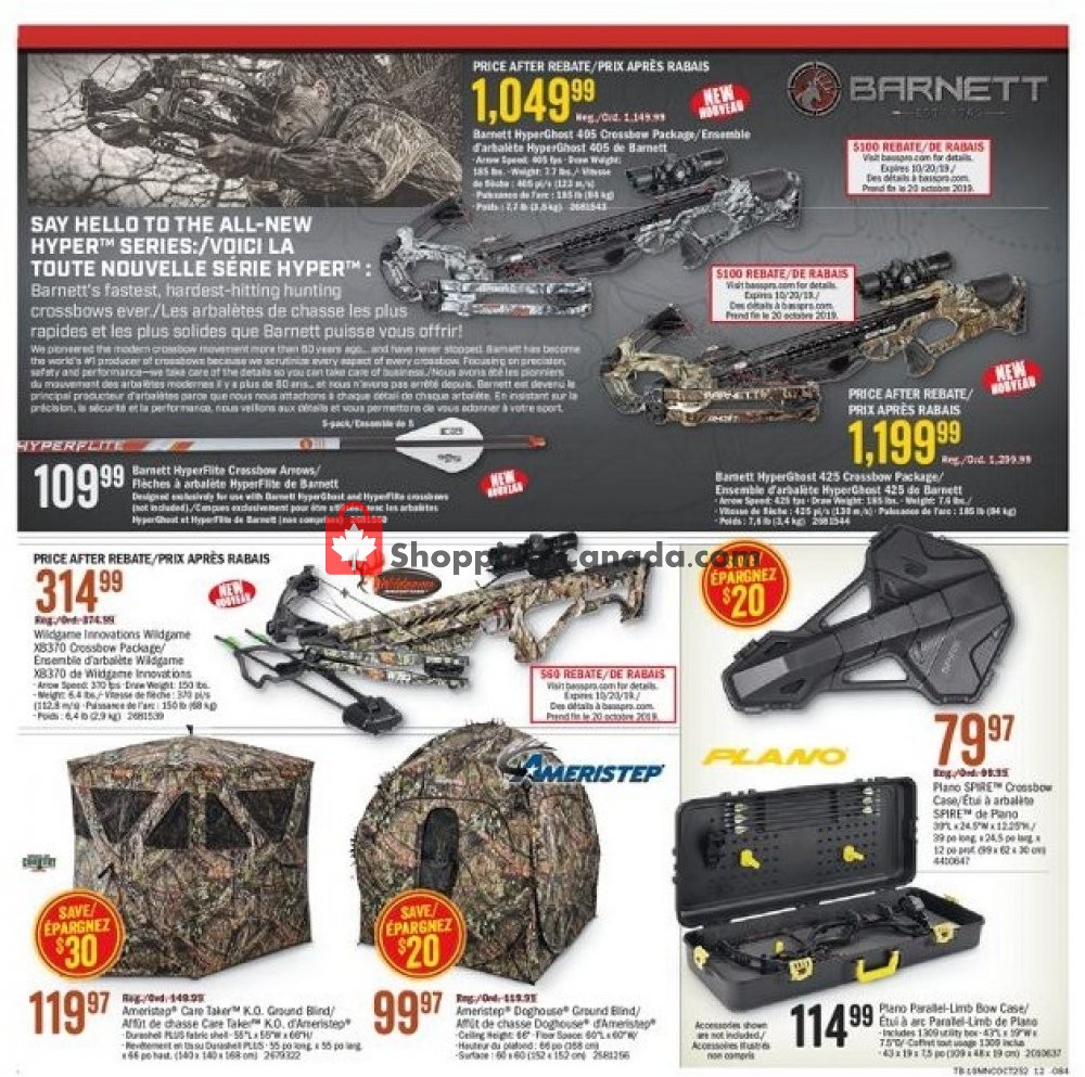 Bass Pro Shops flyer from Thursday October 3, 2019 to Sunday October 20, 2019 - page 16