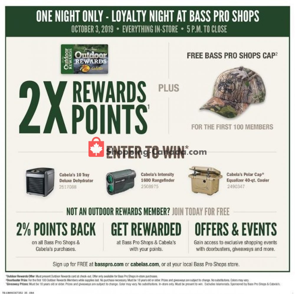 Bass Pro Shops flyer from Thursday October 3, 2019 to Sunday October 20, 2019 - page 47