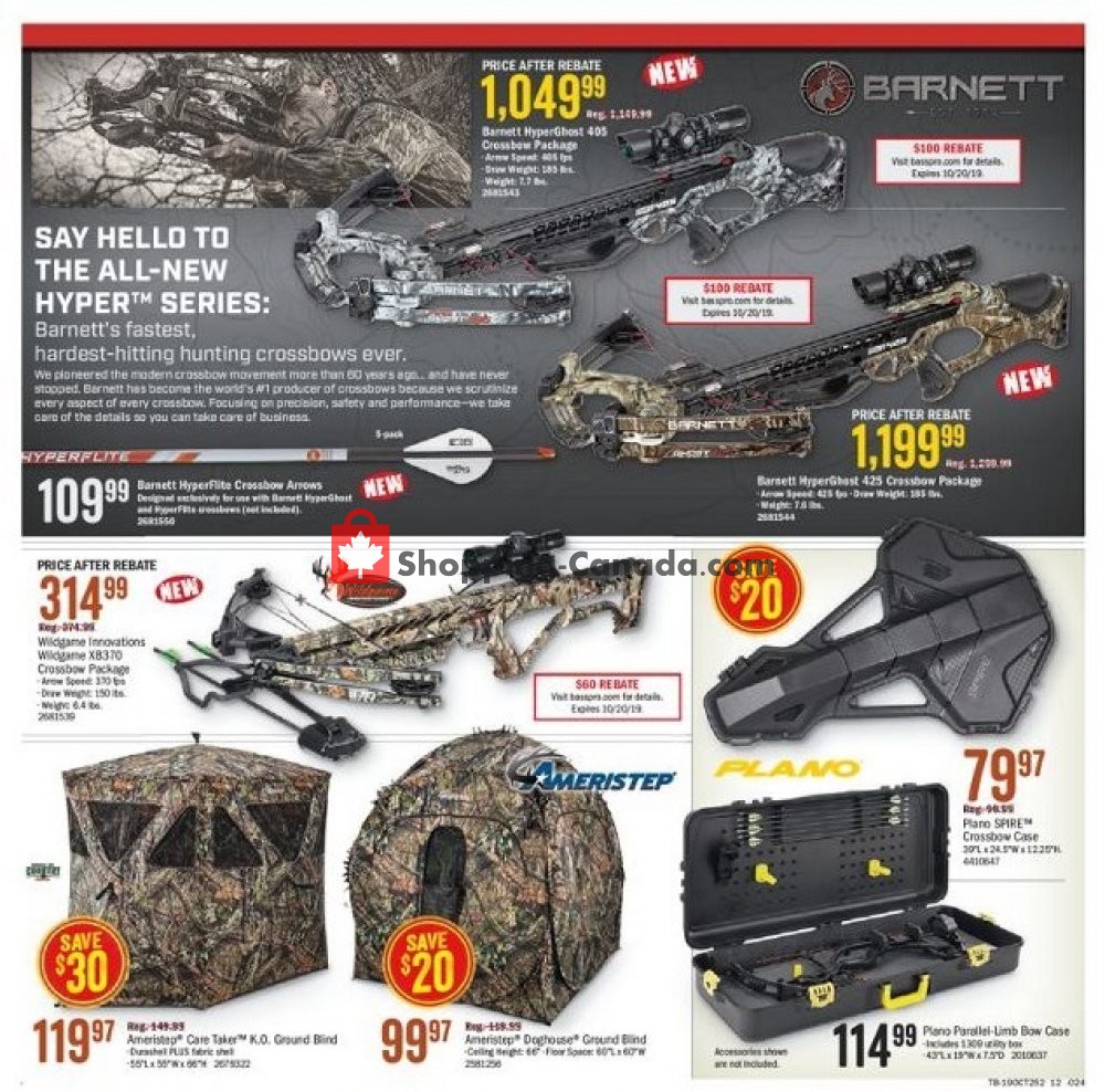 Bass Pro Shops flyer from Thursday October 3, 2019 to Sunday October 20, 2019 - page 16