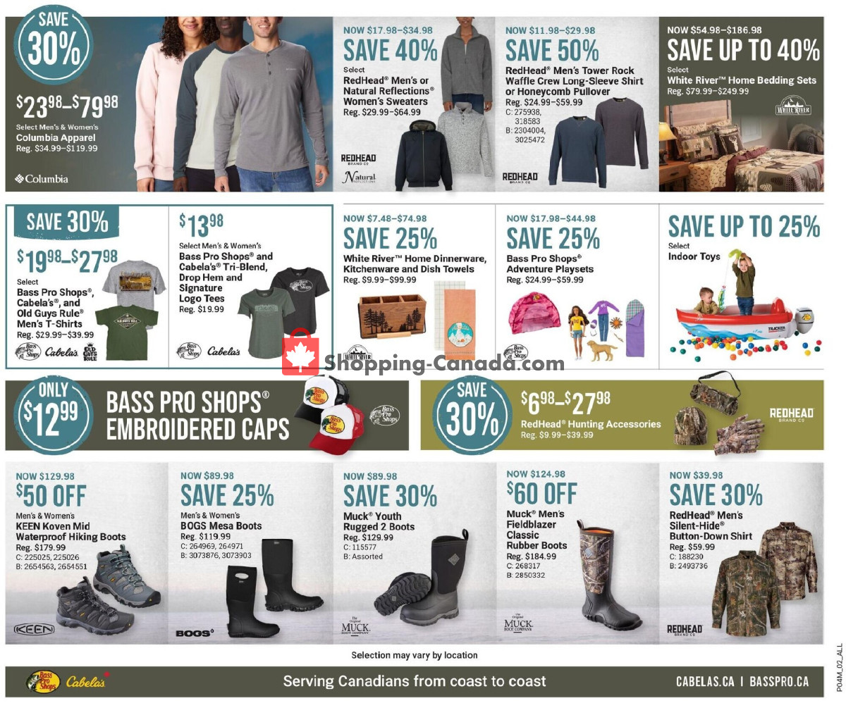 Bass Pro Shops flyer from Thursday March 14, 2024 to Wednesday March 27, 2024 - page 3