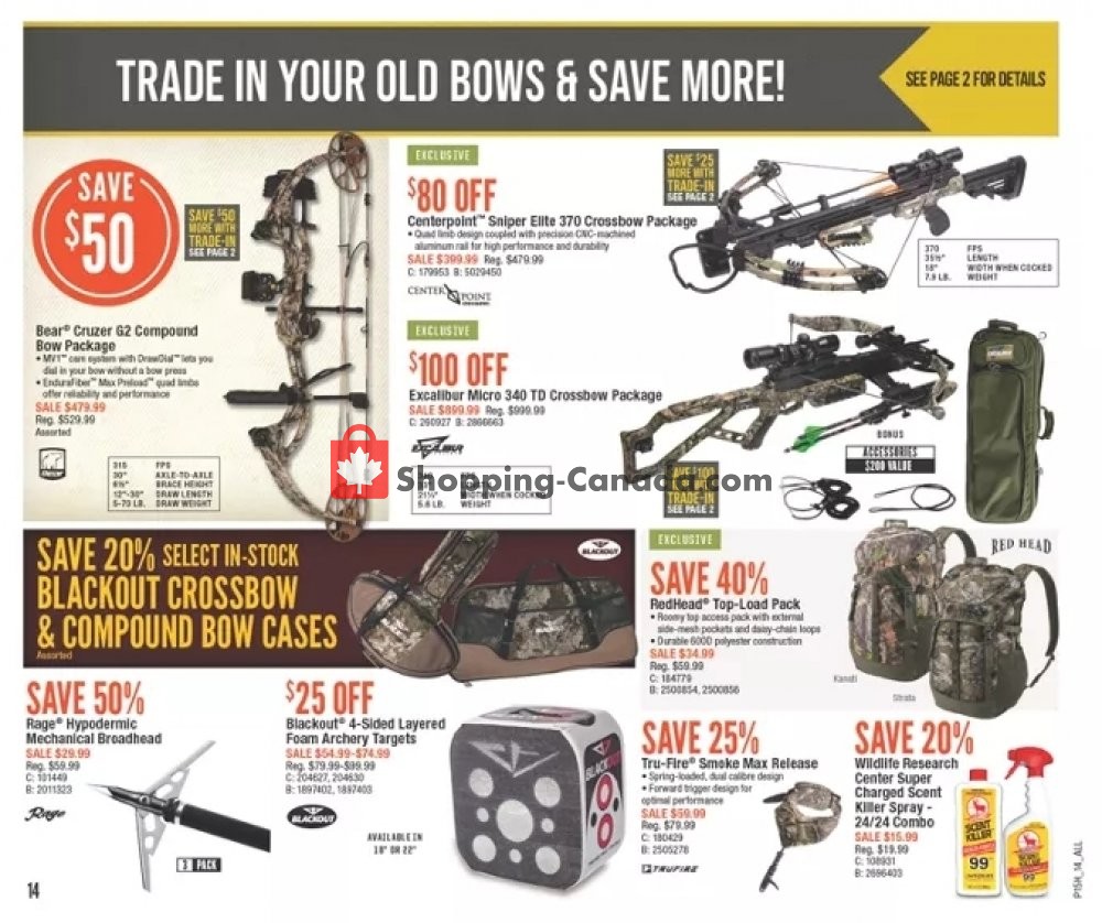Bass Pro Shops flyer from Thursday August 6, 2020 to Wednesday August 26, 2020 - page 14