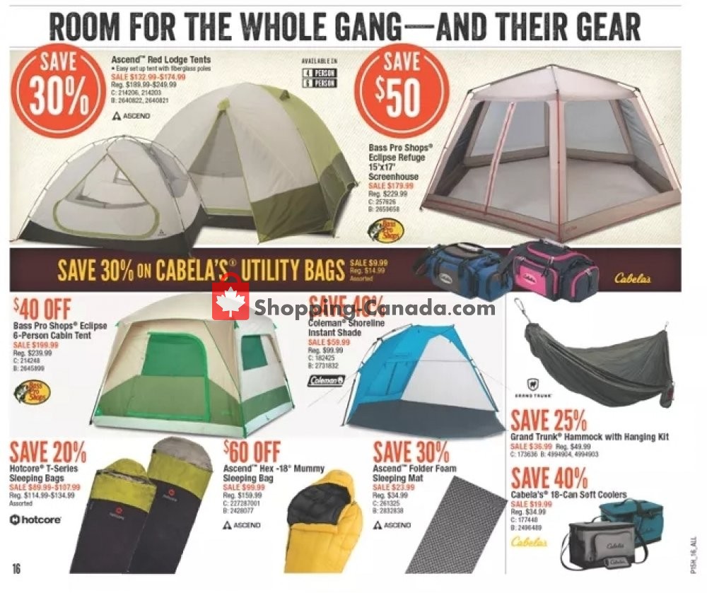 Bass Pro Shops flyer from Thursday August 6, 2020 to Wednesday August 26, 2020 - page 16