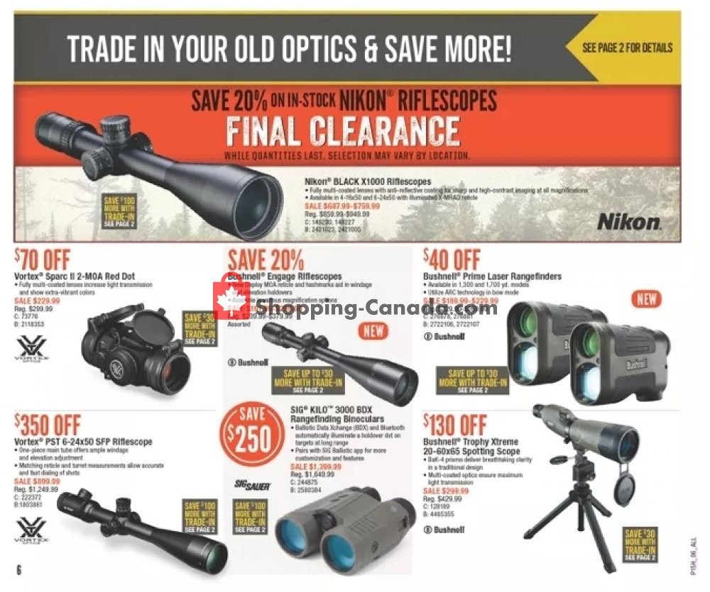 Bass Pro Shops flyer from Thursday August 6, 2020 to Wednesday August 26, 2020 - page 6