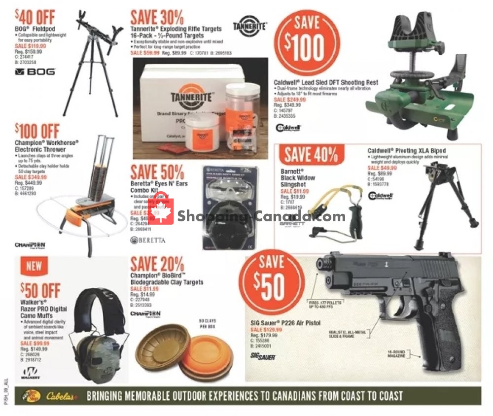 Bass Pro Shops flyer from Thursday August 6, 2020 to Wednesday August 26, 2020 - page 9