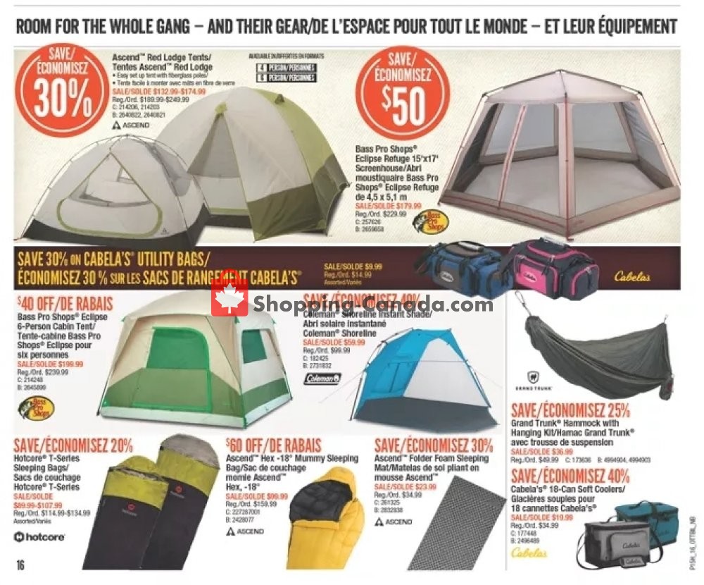 Bass Pro Shops flyer from Thursday August 6, 2020 to Wednesday August 26, 2020 - page 16
