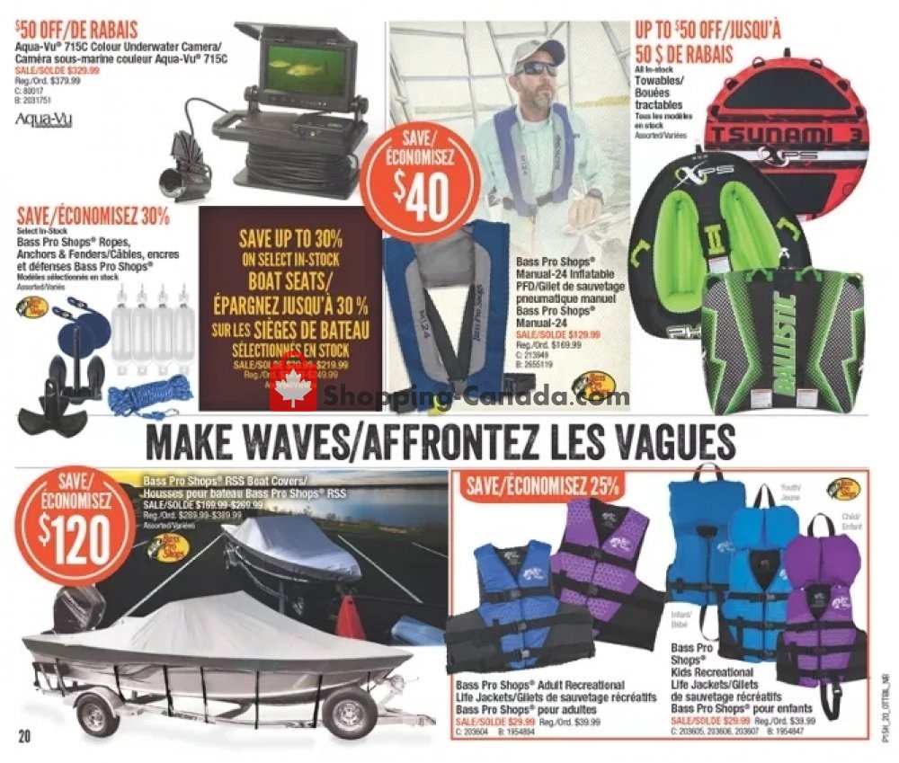 Bass Pro Shops flyer from Thursday August 6, 2020 to Wednesday August 26, 2020 - page 20