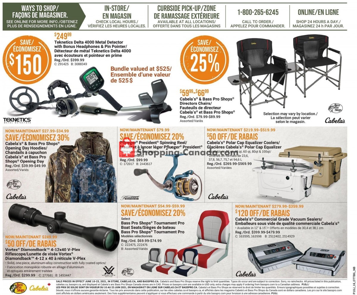 Bass Pro Shops flyer from Thursday June 10, 2021 to Wednesday June 23, 2021 - page 18