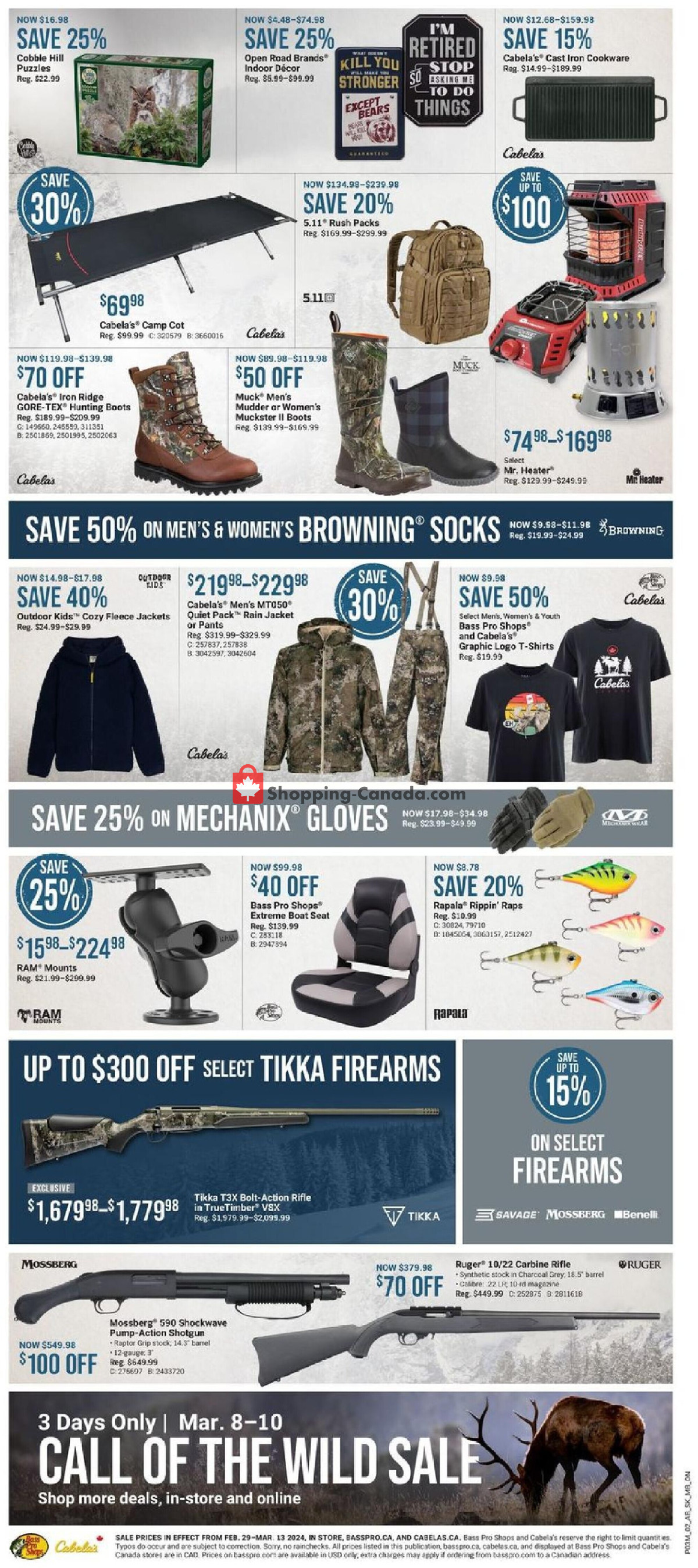 Bass Pro Shops flyer from Thursday February 29, 2024 to Wednesday March 13, 2024 - page 3