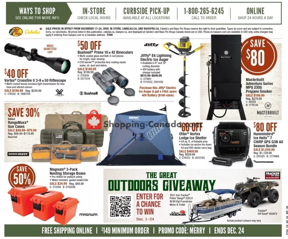 Bass Pro Shops flyer from Thursday December 17, 2020 to Thursday December 24, 2020 - page 8
