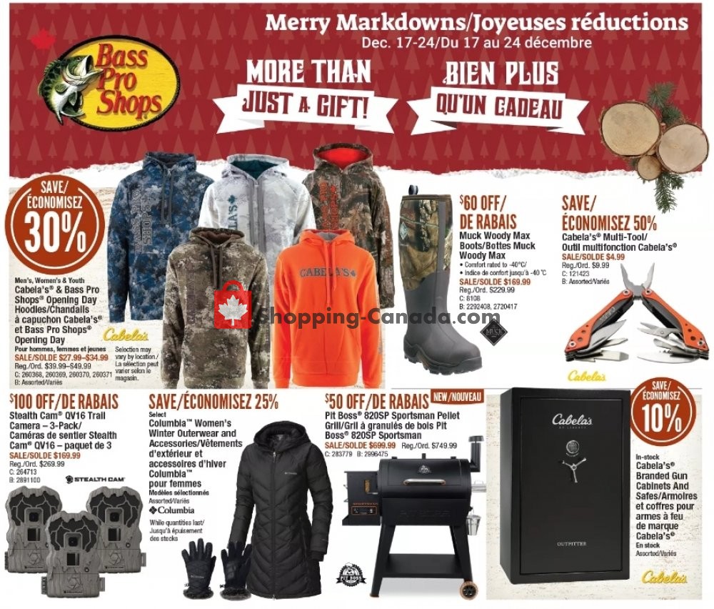 Bass Pro Shops flyer from Thursday December 17, 2020 to Thursday December 24, 2020 - page 1
