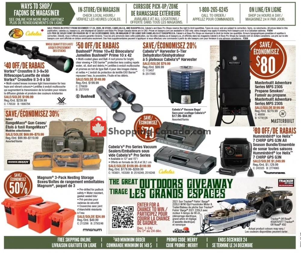 Bass Pro Shops flyer from Thursday December 17, 2020 to Thursday December 24, 2020 - page 8