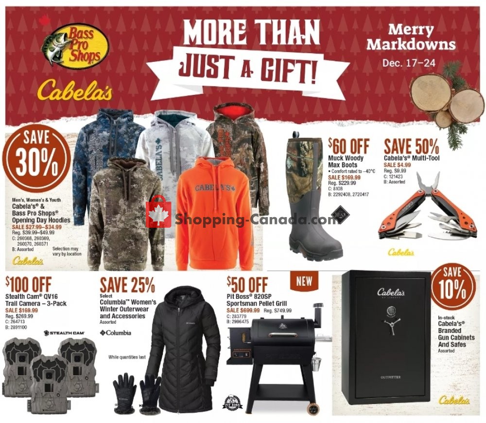 Bass Pro Shops flyer from Thursday December 17, 2020 to Thursday December 24, 2020 - page 1