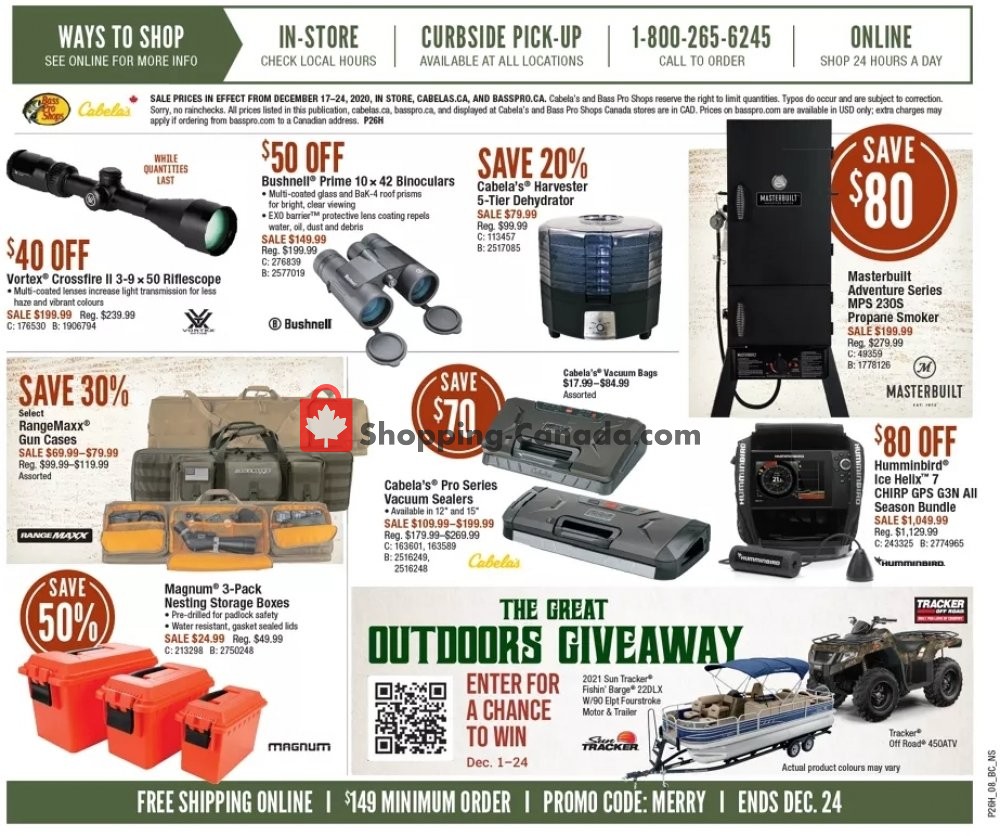 Bass Pro Shops flyer from Thursday December 17, 2020 to Thursday December 24, 2020 - page 8