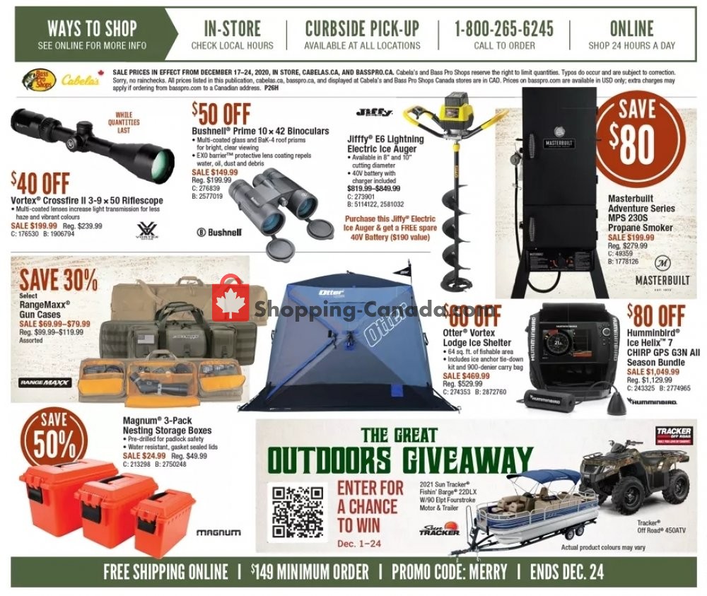 Bass Pro Shops flyer from Thursday December 17, 2020 to Thursday December 24, 2020 - page 8