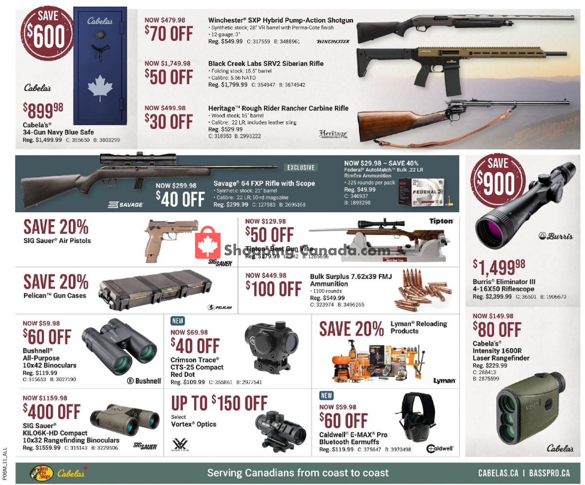 Bass Pro Shops flyer from Thursday April 11, 2024 to Wednesday May 1, 2024 - page 14