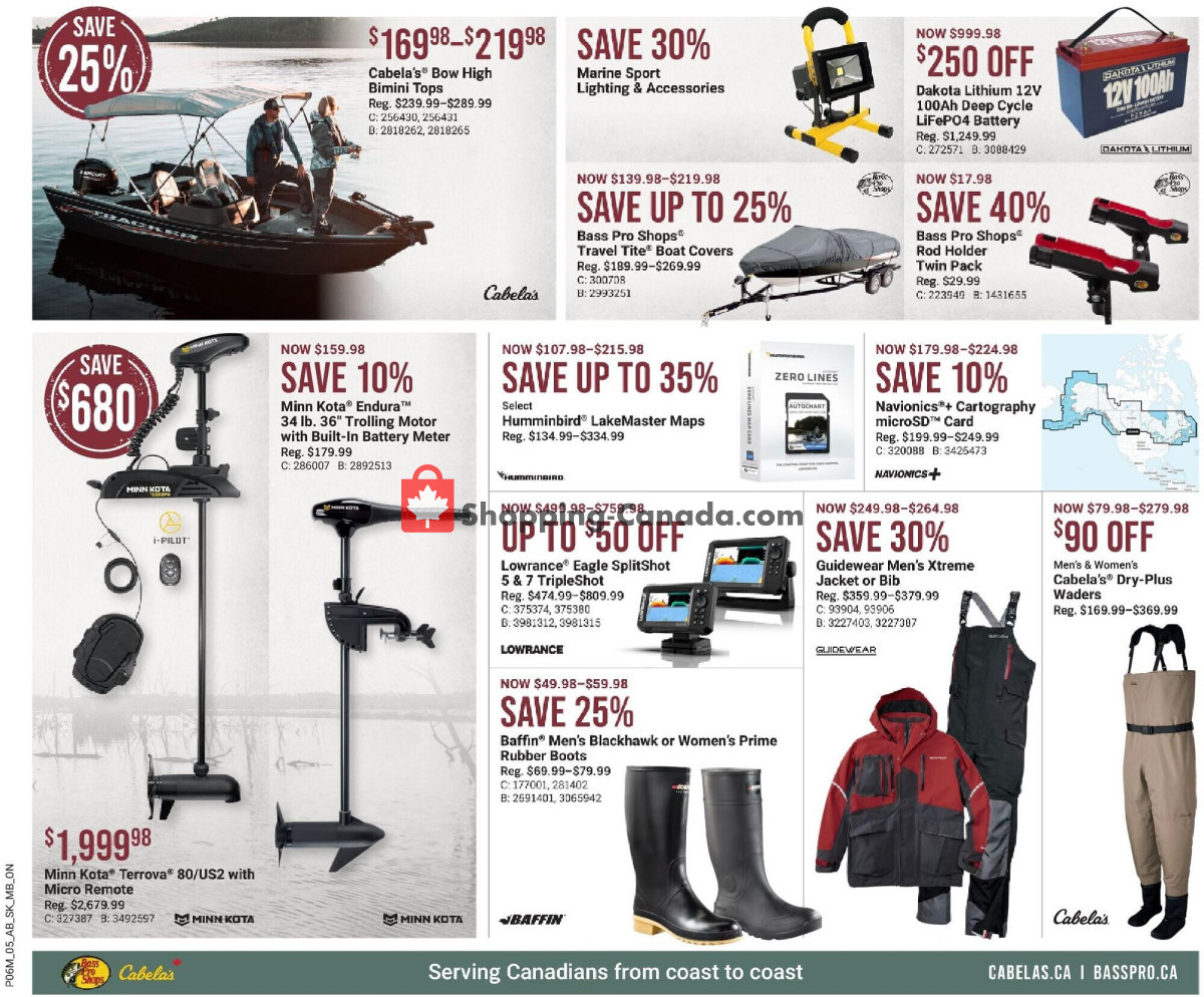 Bass Pro Shops flyer from Thursday April 11, 2024 to Wednesday May 1, 2024 - page 7