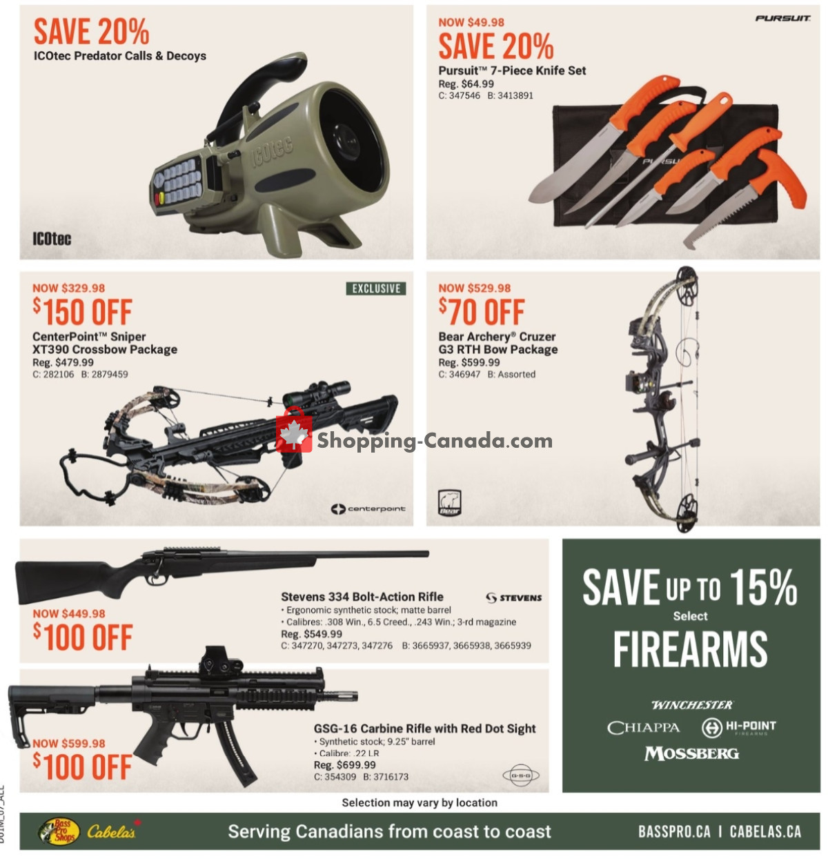 Bass Pro Shops flyer from Thursday January 4, 2024 to Wednesday January 10, 2024 - page 7