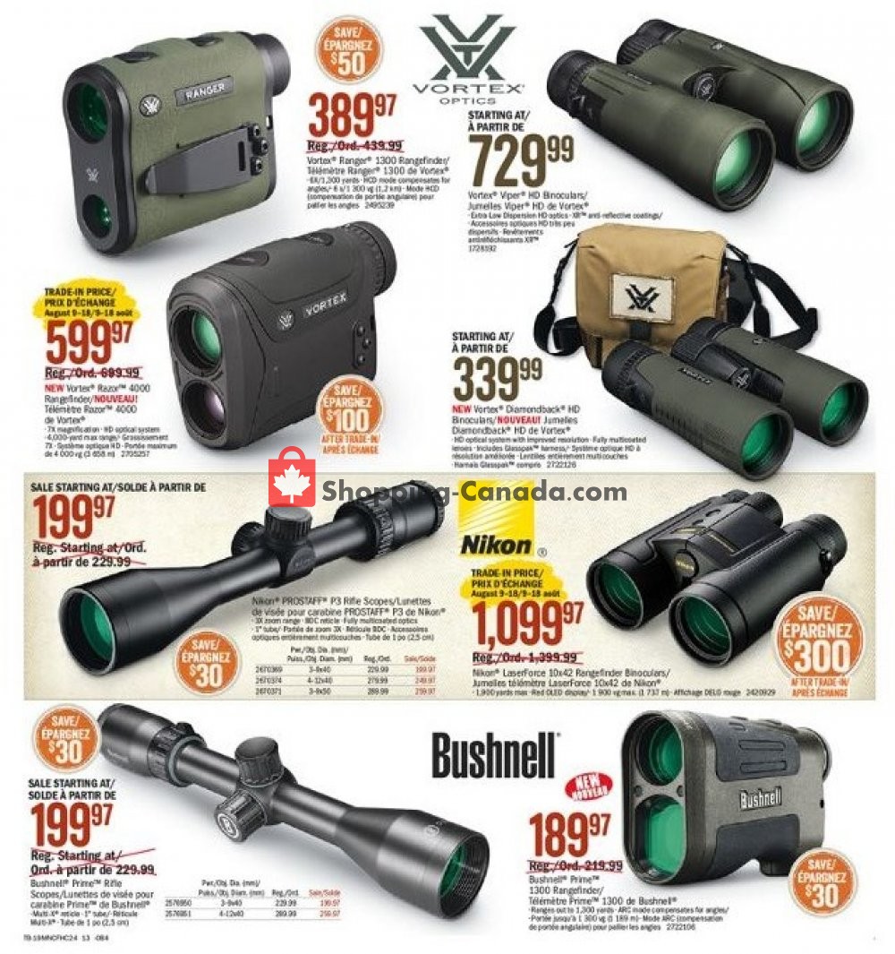 Bass Pro Shops flyer from Friday August 9, 2019 to Sunday August 25, 2019 - page 13