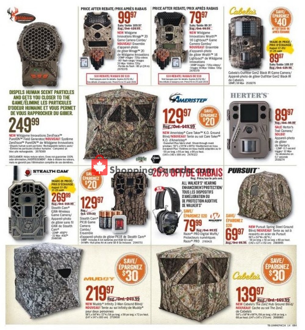 Bass Pro Shops flyer from Friday August 9, 2019 to Sunday August 25, 2019 - page 14