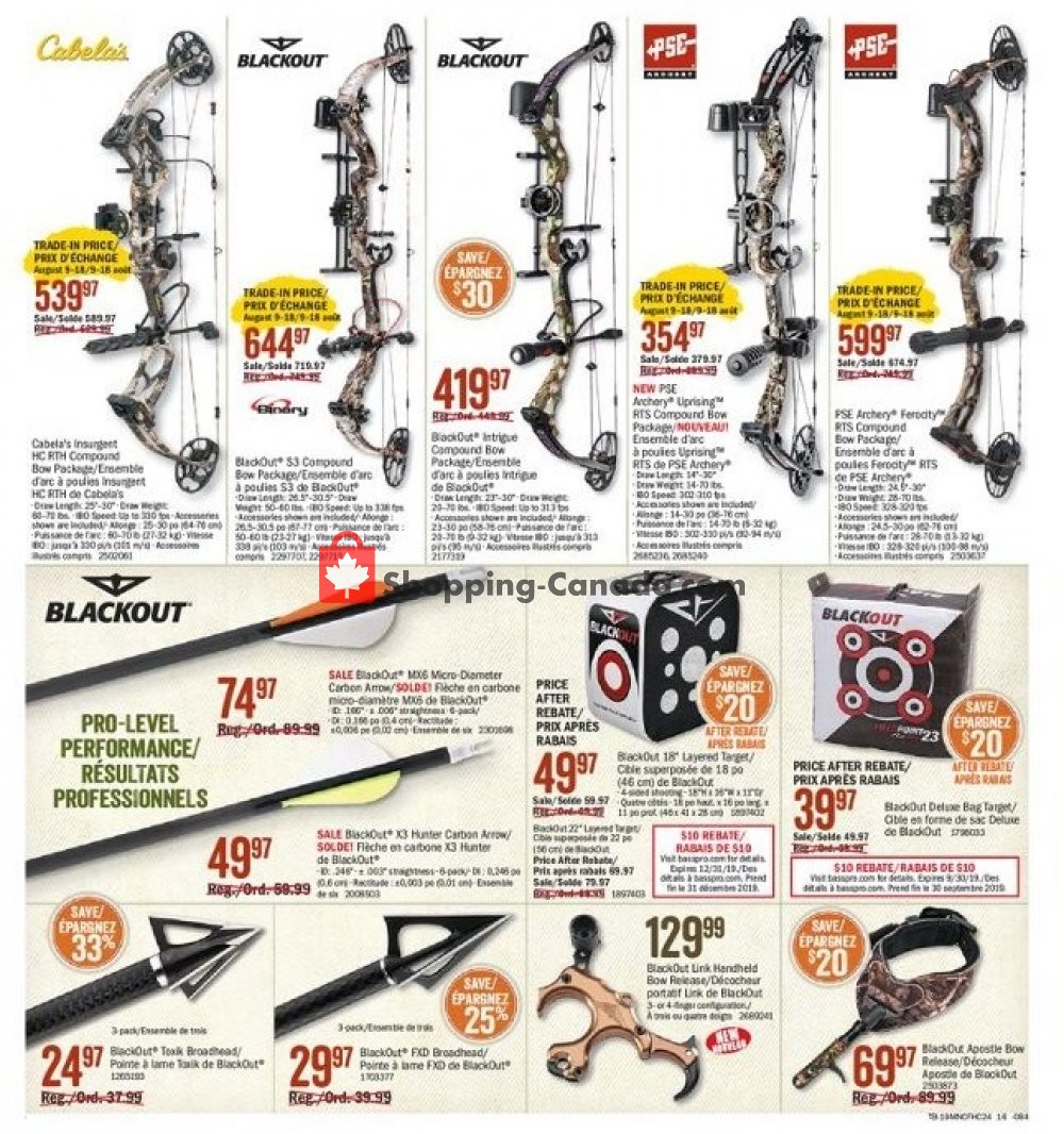 Bass Pro Shops flyer from Friday August 9, 2019 to Sunday August 25, 2019 - page 16