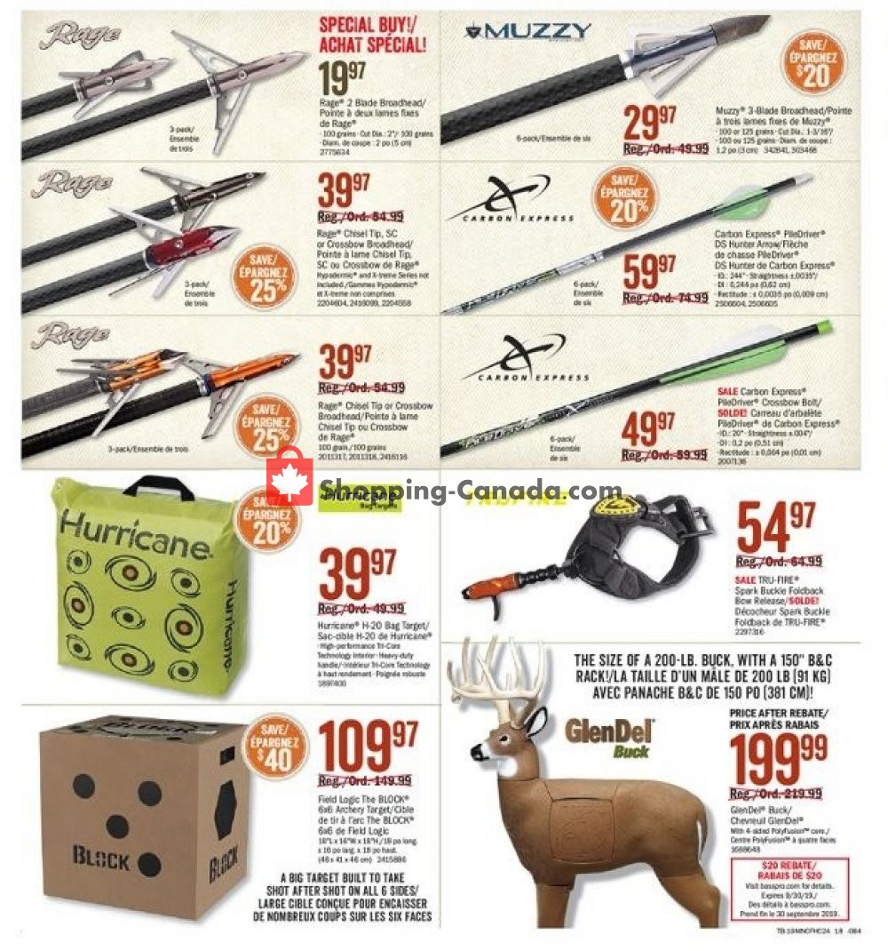 Bass Pro Shops flyer from Friday August 9, 2019 to Sunday August 25, 2019 - page 18