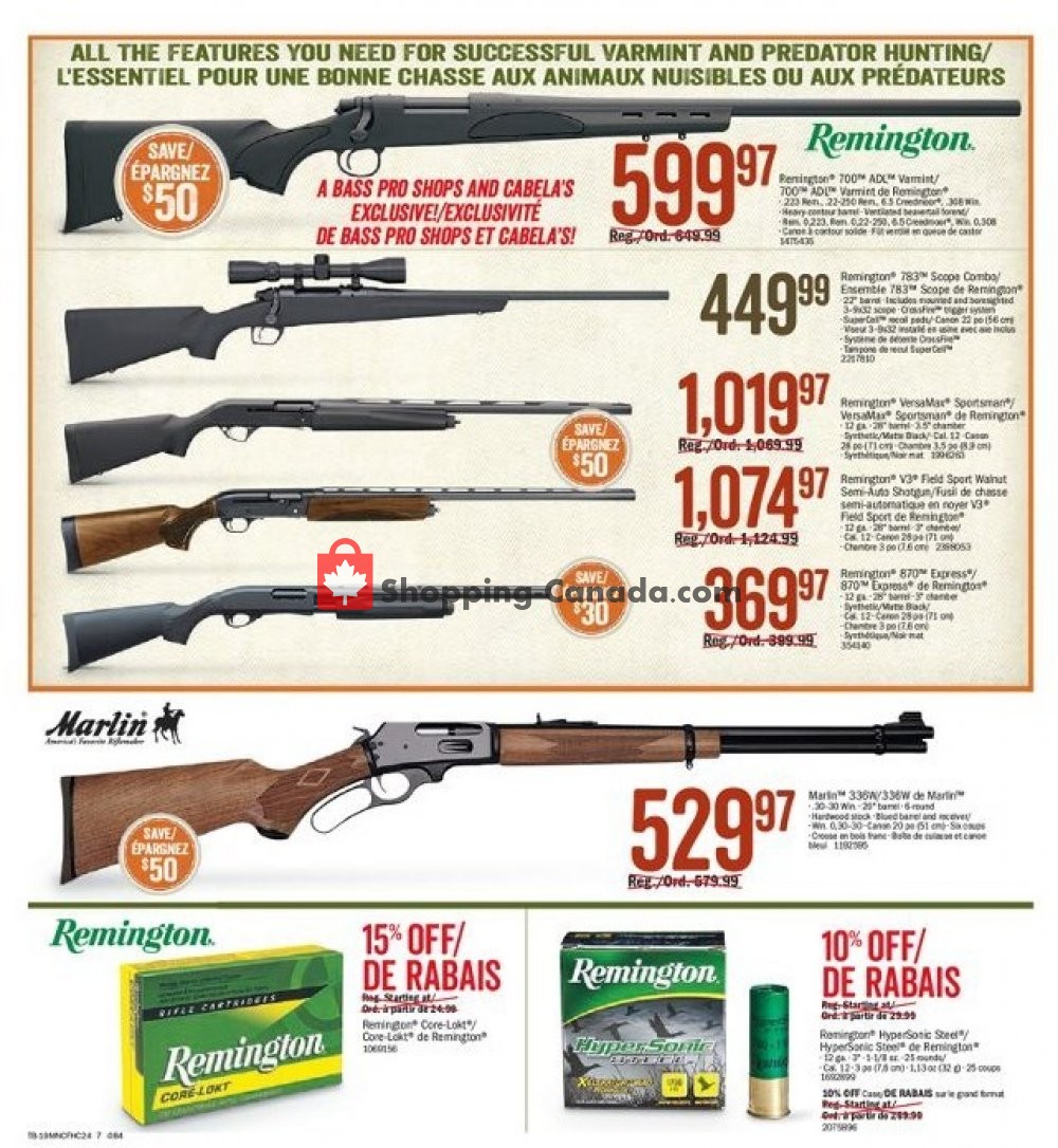 Bass Pro Shops flyer from Friday August 9, 2019 to Sunday August 25, 2019 - page 7