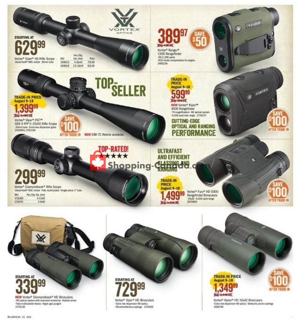 Bass Pro Shops flyer from Friday August 9, 2019 to Sunday August 25, 2019 - page 15
