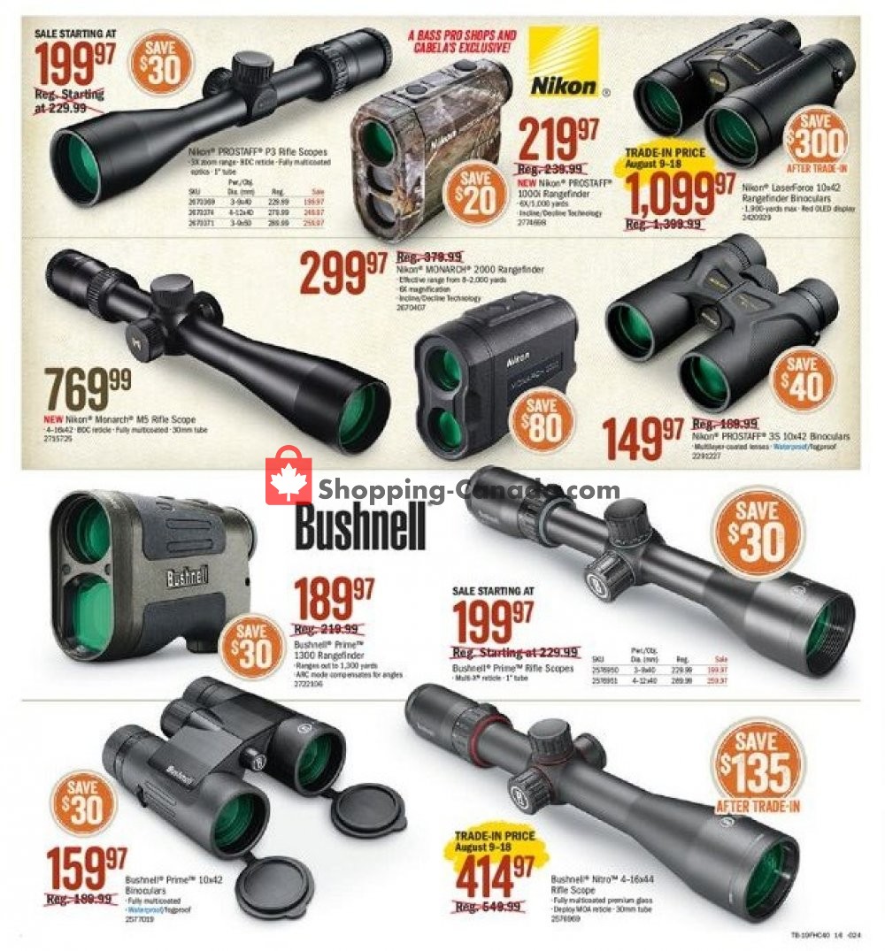 Bass Pro Shops flyer from Friday August 9, 2019 to Sunday August 25, 2019 - page 16