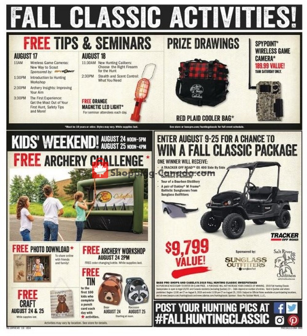 Bass Pro Shops flyer from Friday August 9, 2019 to Sunday August 25, 2019 - page 19