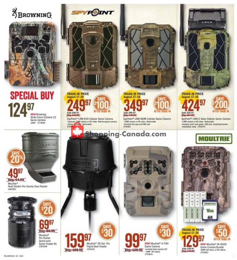 Bass Pro Shops flyer from Friday August 9, 2019 to Sunday August 25, 2019 - page 23