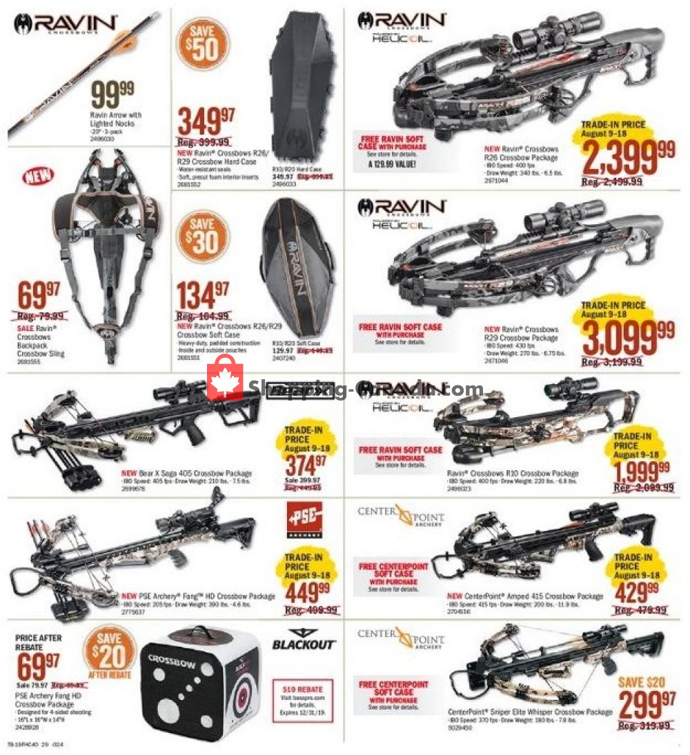 Bass Pro Shops flyer from Friday August 9, 2019 to Sunday August 25, 2019 - page 29