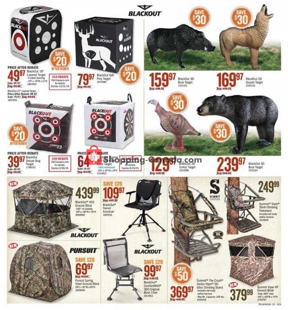 Bass Pro Shops flyer from Friday August 9, 2019 to Sunday August 25, 2019 - page 32