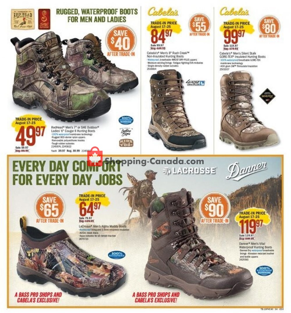 Bass Pro Shops flyer from Friday August 9, 2019 to Sunday August 25, 2019 - page 34